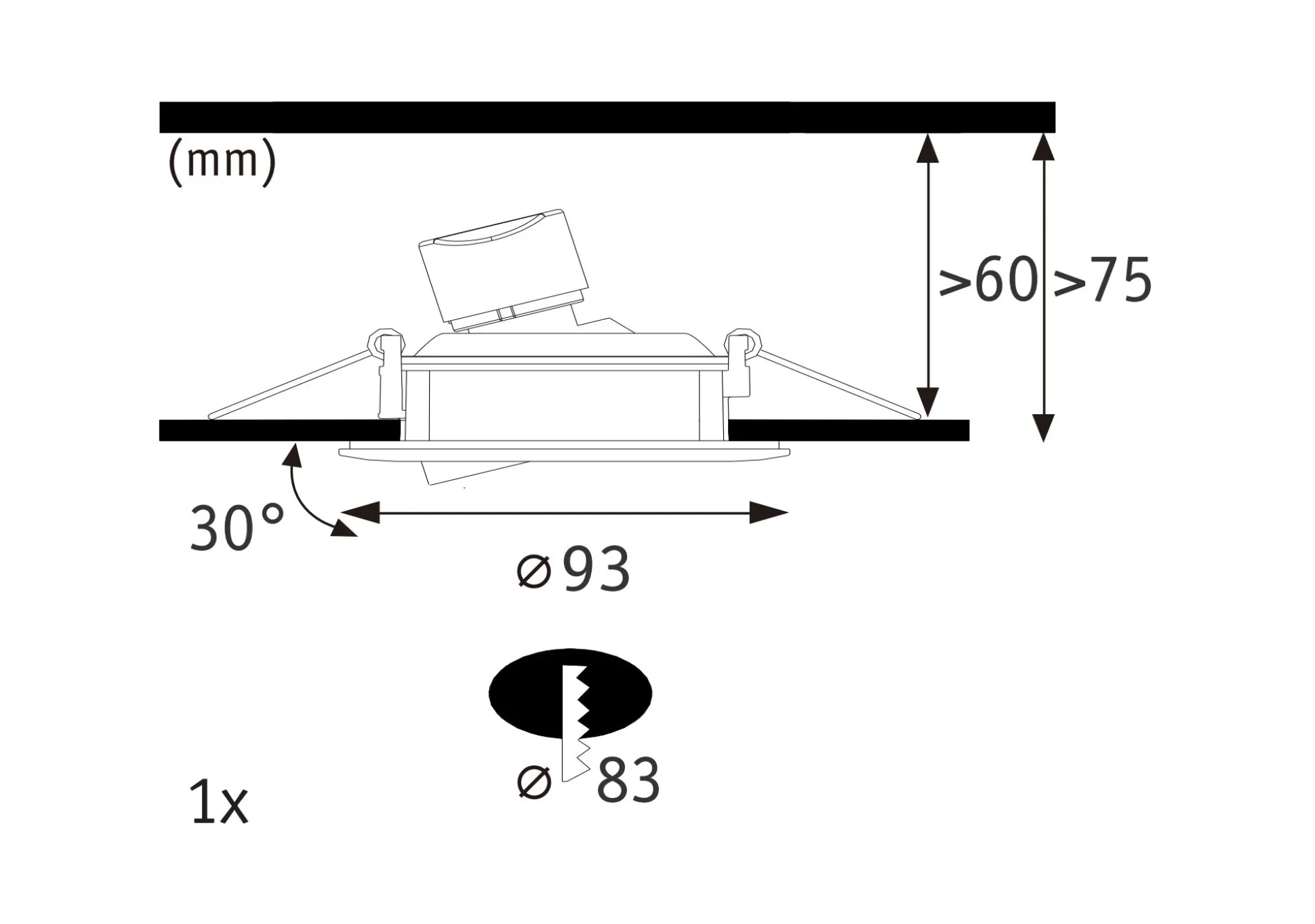 LED Einbauleuchte - Nova Plus GU10 Flat