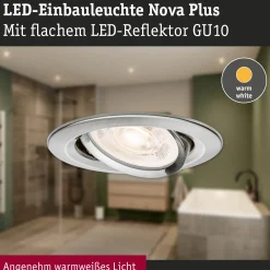 LED Einbauleuchte - Nova Plus GU10 Flat