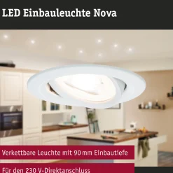 LED Einbauleuchte - Nova schwenkbar