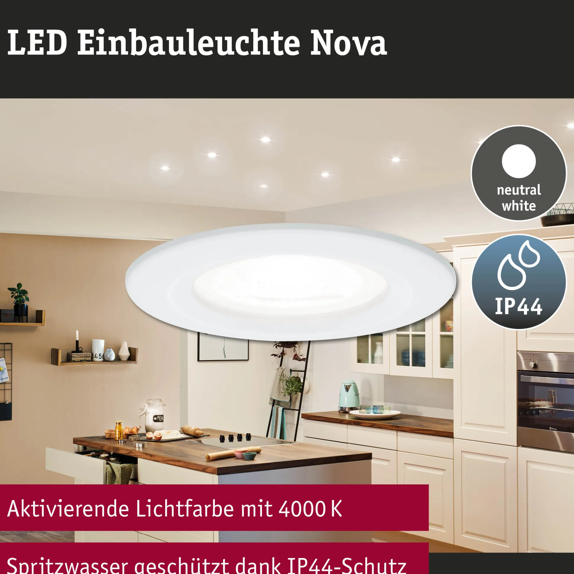 LED Einbauleuchte - Nova starr