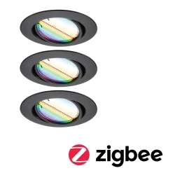 LED Einbauleuchte Smart Home Zigbee 3.0 - Base Basisset schwenkbar
