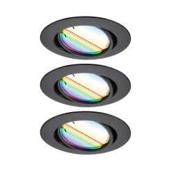 LED Einbauleuchte Smart Home Zigbee 3.0 - Base Basisset schwenkbar
