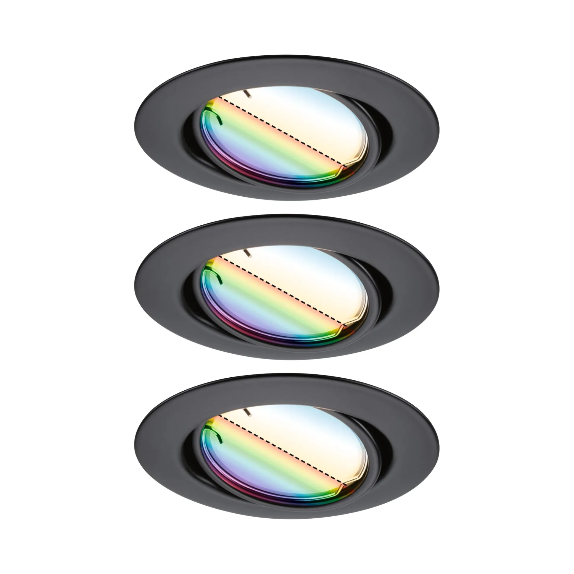 LED Einbauleuchte Smart Home Zigbee 3.0 - Base Basisset schwenkbar