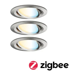 LED Einbauleuchte Smart Home Zigbee 3.0 - Nova Plus Basisset schwenkbar