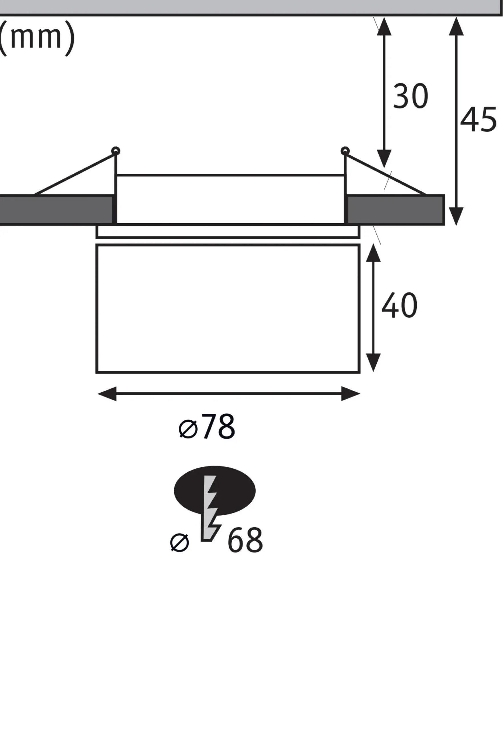 LED Einbauleuchte - Spircle