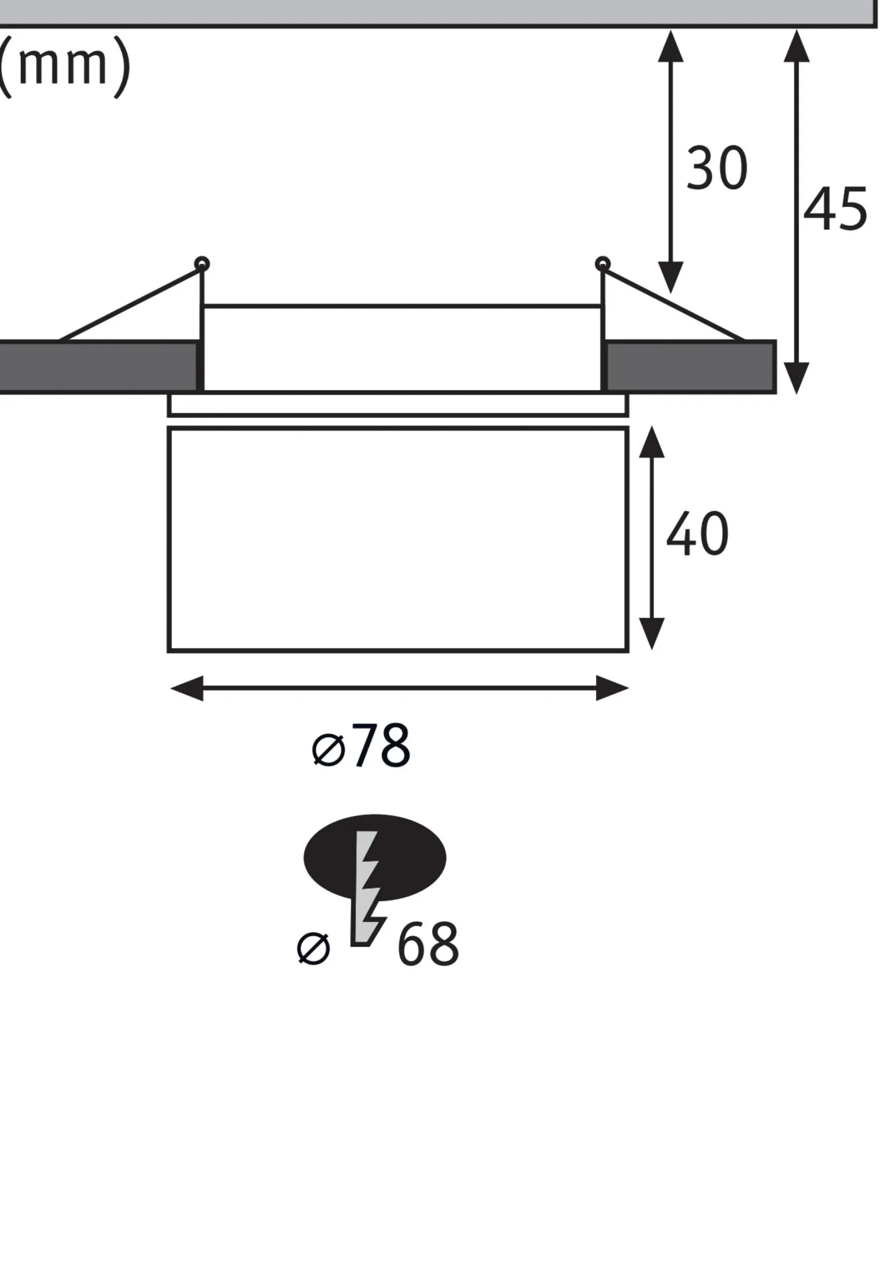 LED Einbauleuchte - Spircle