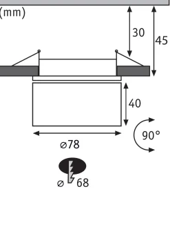 LED Einbauleuchte - Spircle