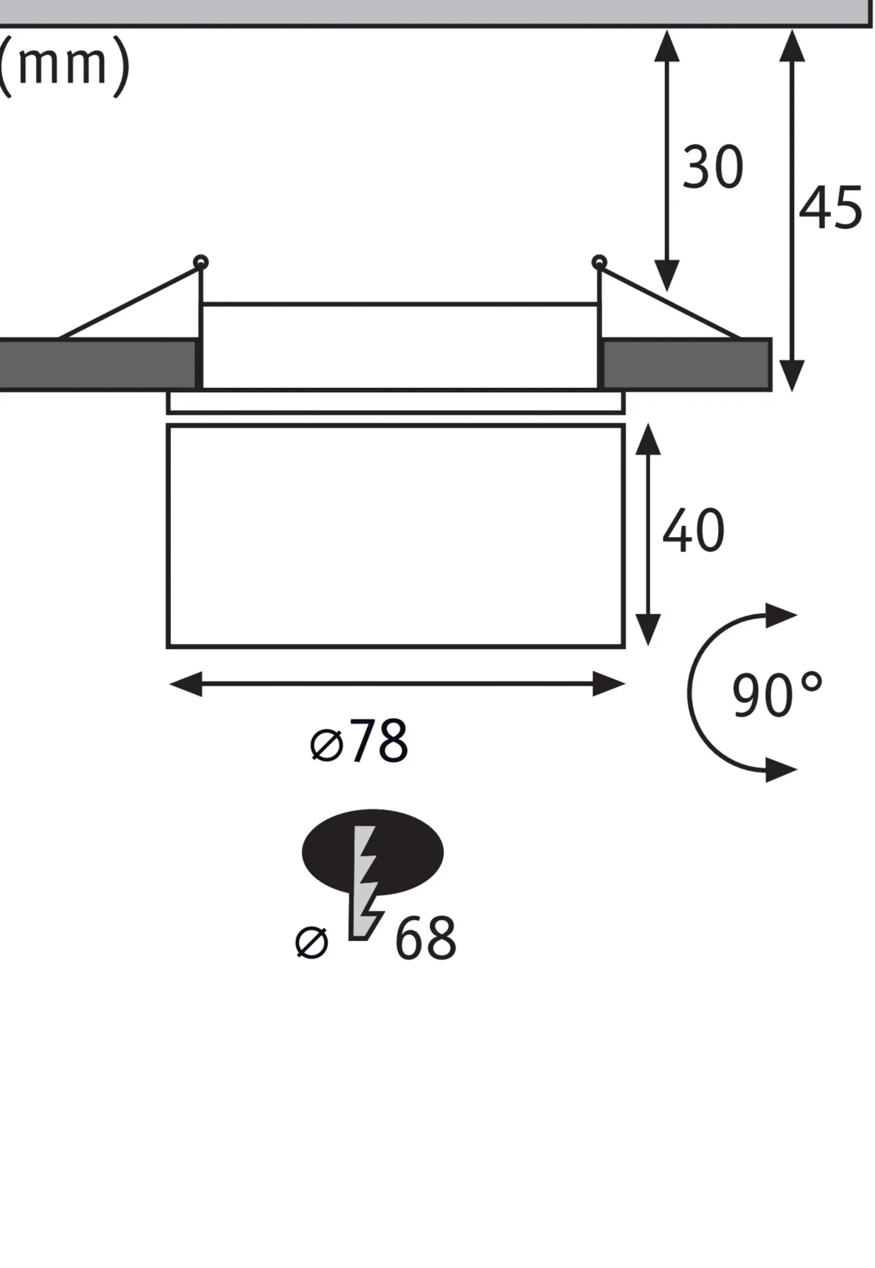 LED Einbauleuchte - Spircle