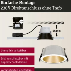 LED Einbauleuchte 3-Step-Dim - Cole 3er-Set