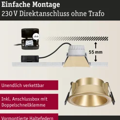 LED Einbauleuchte 3-Step-Dim - Cole 6er-Set