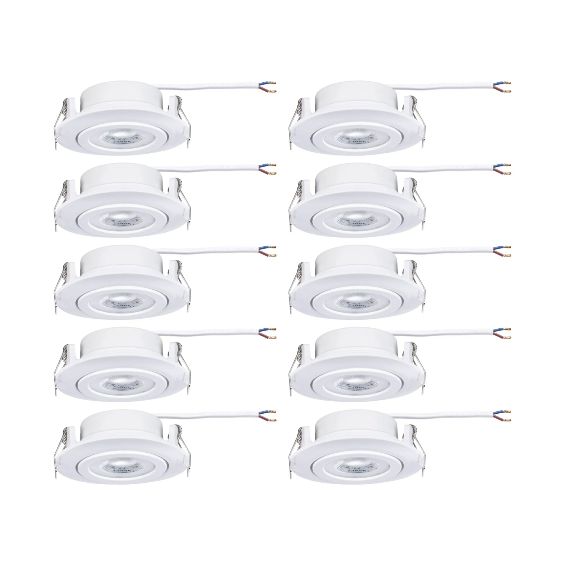 LED Einbauleuchte 3-Step-Dim - 10er-Set schwenkbar
