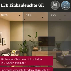 LED Einbauleuchte 3-Step-Dim - Gil