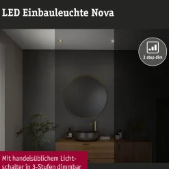 LED Einbauleuchte 3-Step-Dim - Nova Basisset starr