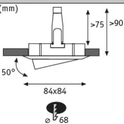 LED Einbauleuchte 3-Step-Dim - Nova schwenkbar