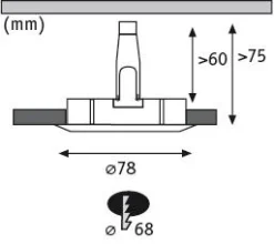 LED Einbauleuchte 3-Step-Dim - Nova