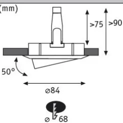 LED Einbauleuchte 3-Step-Dim - Nova Basisset schwenkbar