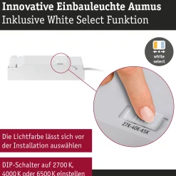 LED Einbauleuchte White Select - Aumus 3er-Set