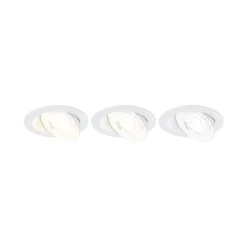 LED Einbauleuchte White Select - Aumus 3er-Set
