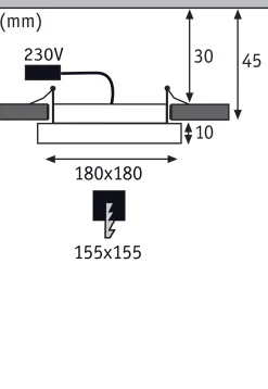 LED Einbaupanel - Areo