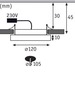 LED Einbaupanel - Areo