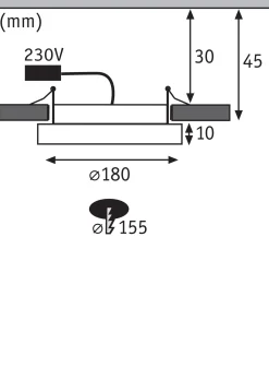 LED Einbaupanel - Areo