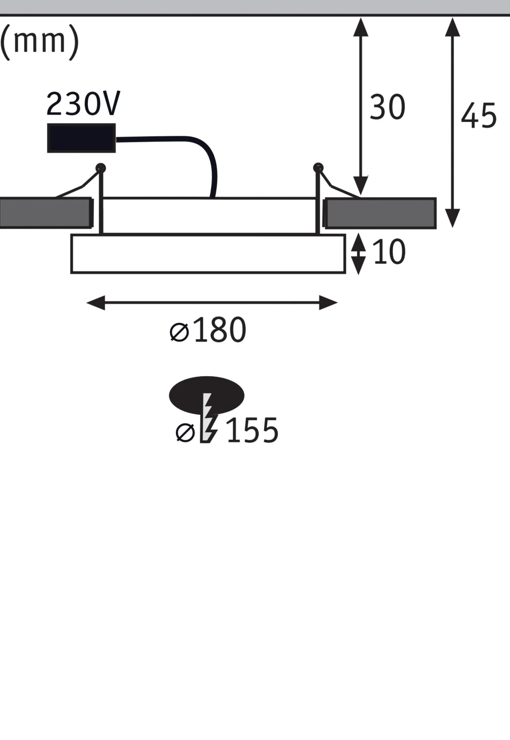 LED Einbaupanel - Areo