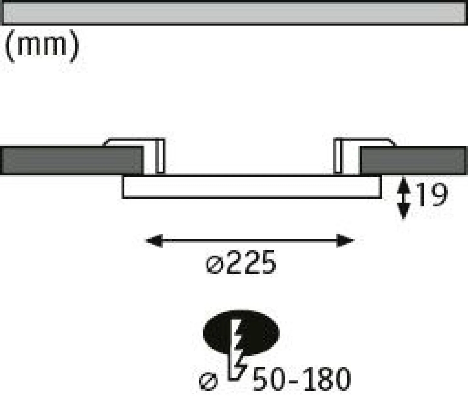 LED Einbaupanel - 2in1 Cover-it