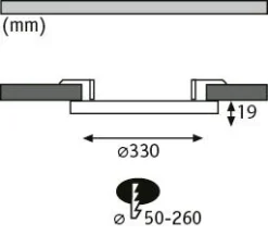 LED Einbaupanel - 2in1 Cover-it