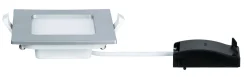 LED Einbaupanel - LED Einbaupanel IP44 eckig 115x115mm 6W 390lm 4000K Chrom matt
