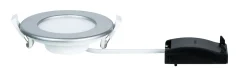 LED Einbaupanel - LED Einbaupanel IP44 rund 115mm 6W 390lm 4000K Chrom matt