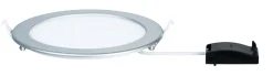 LED Einbaupanel - LED Einbaupanel IP44 rund 220mm 16,5W 1150lm 4000K Chrom matt
