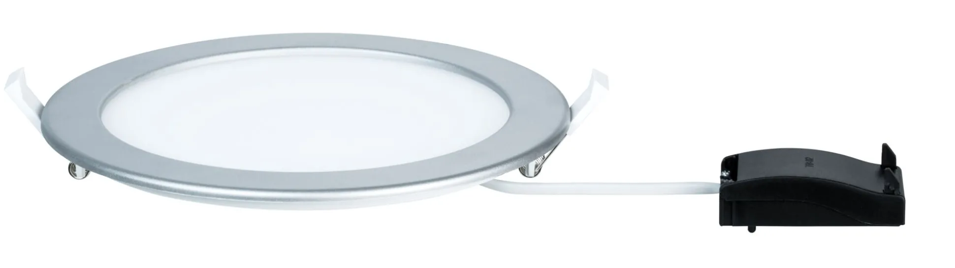 LED Einbaupanel - LED Einbaupanel IP44 rund 220mm 16,5W 1150lm 4000K Chrom matt