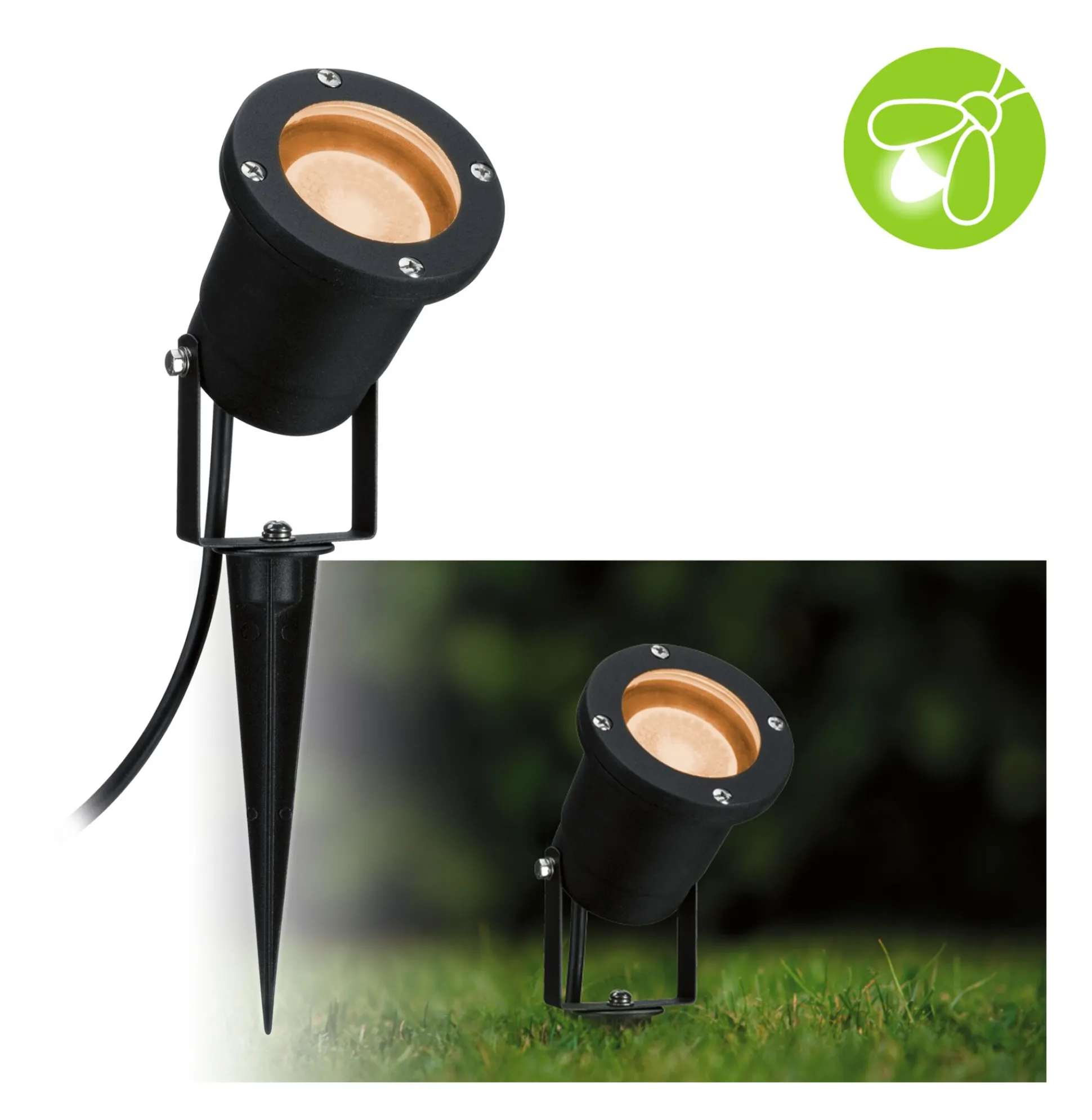 LED Gartenstrahler - insektenfreundlich