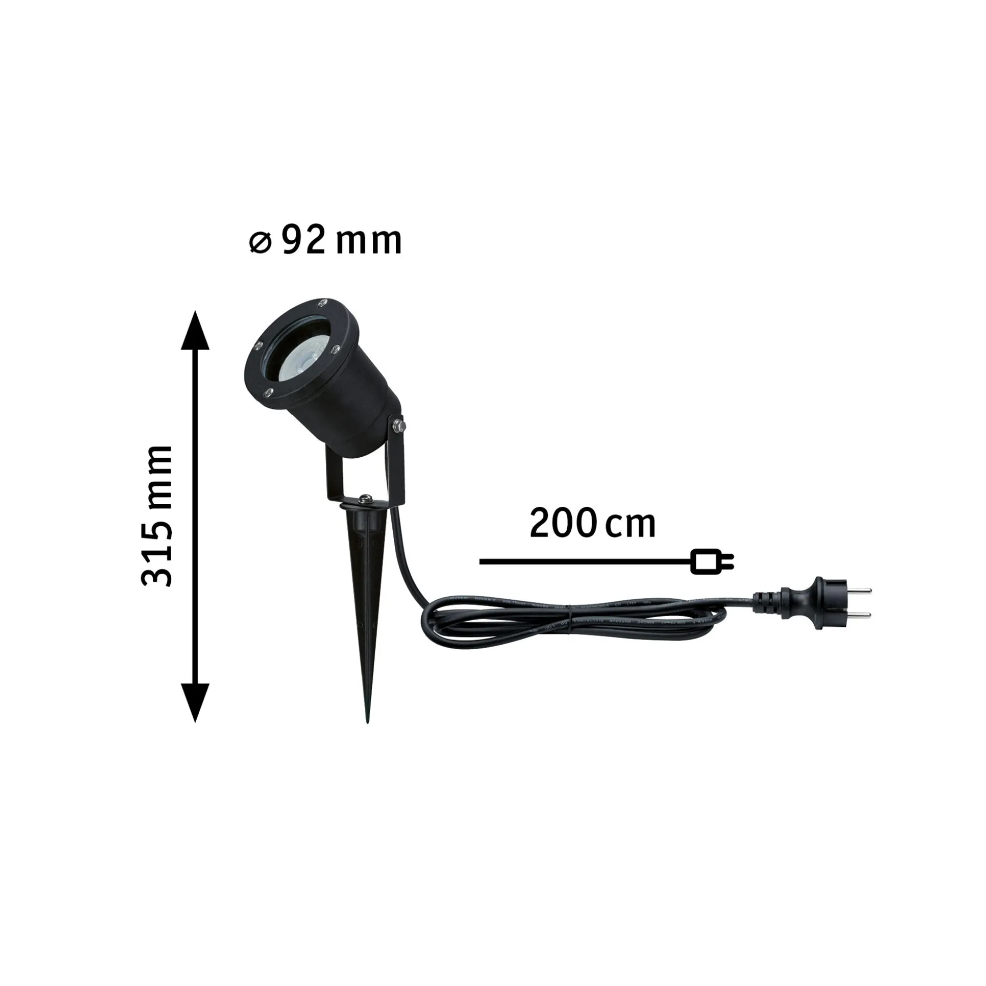 LED Gartenstrahler - insektenfreundlich