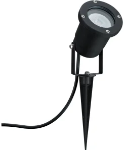 LED Gartenstrahler - LED Gartenstrahler IP65 rund 92mm 3000K 3,5W 230lm 230V 38° Schwarz Aluminium