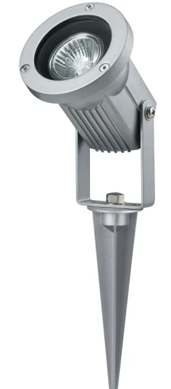 LED Gartenstrahler - LED Gartenstrahler IP65 rund 98mm max. 28W 230V Alu Aluminium