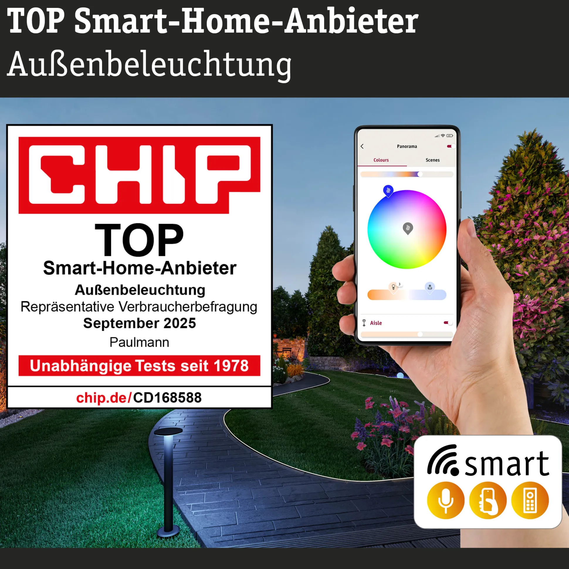 LED Gartenstrahler Smart Home Zigbee 3.0 - Kikolo