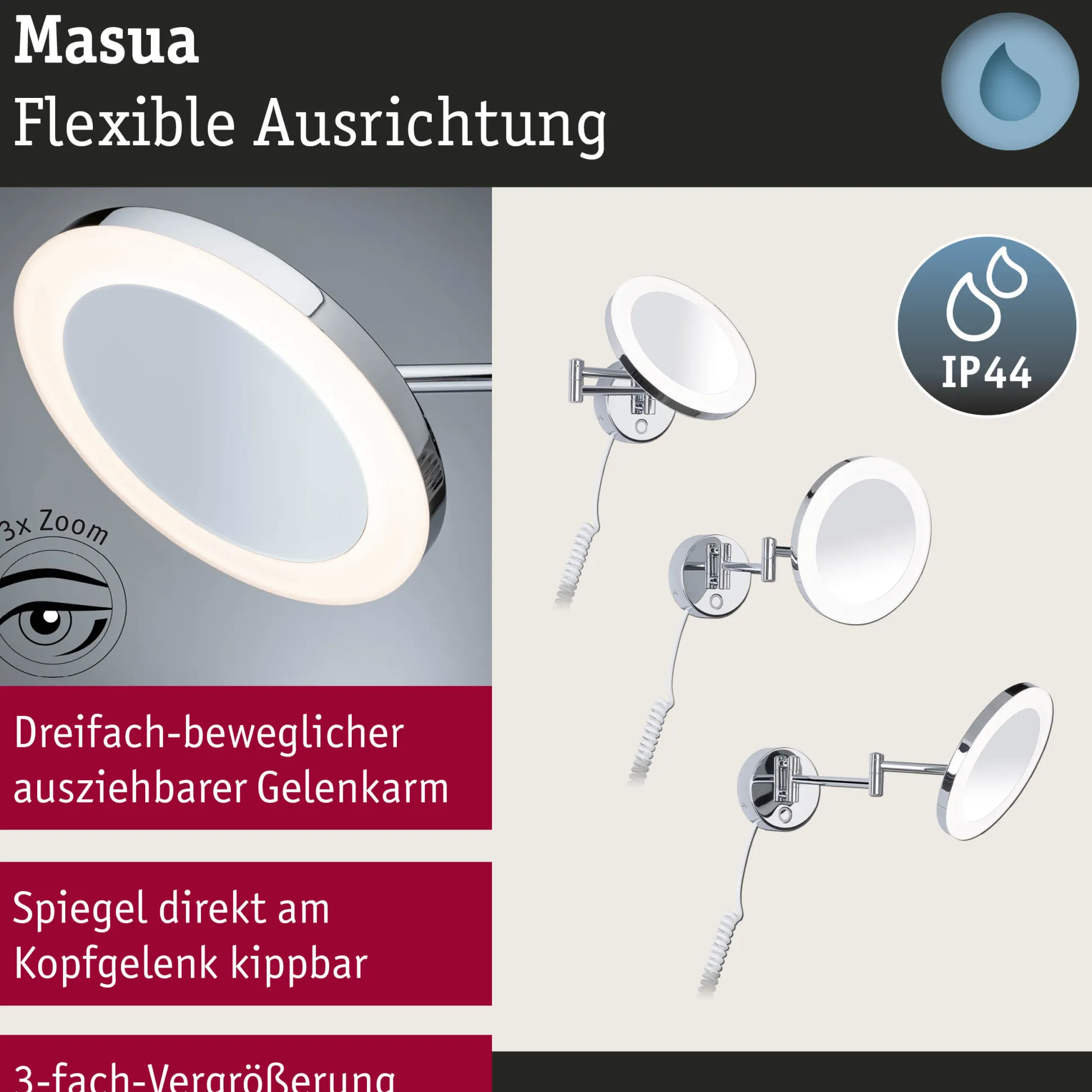 LED Kosmetikspiegel - Masua
