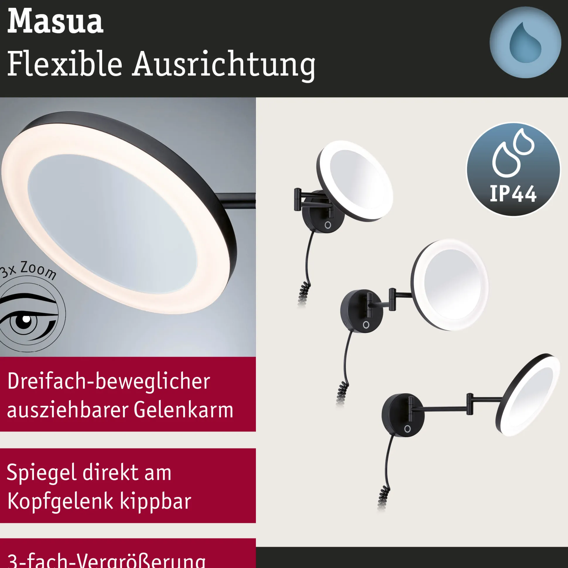 LED Kosmetikspiegel - Masua
