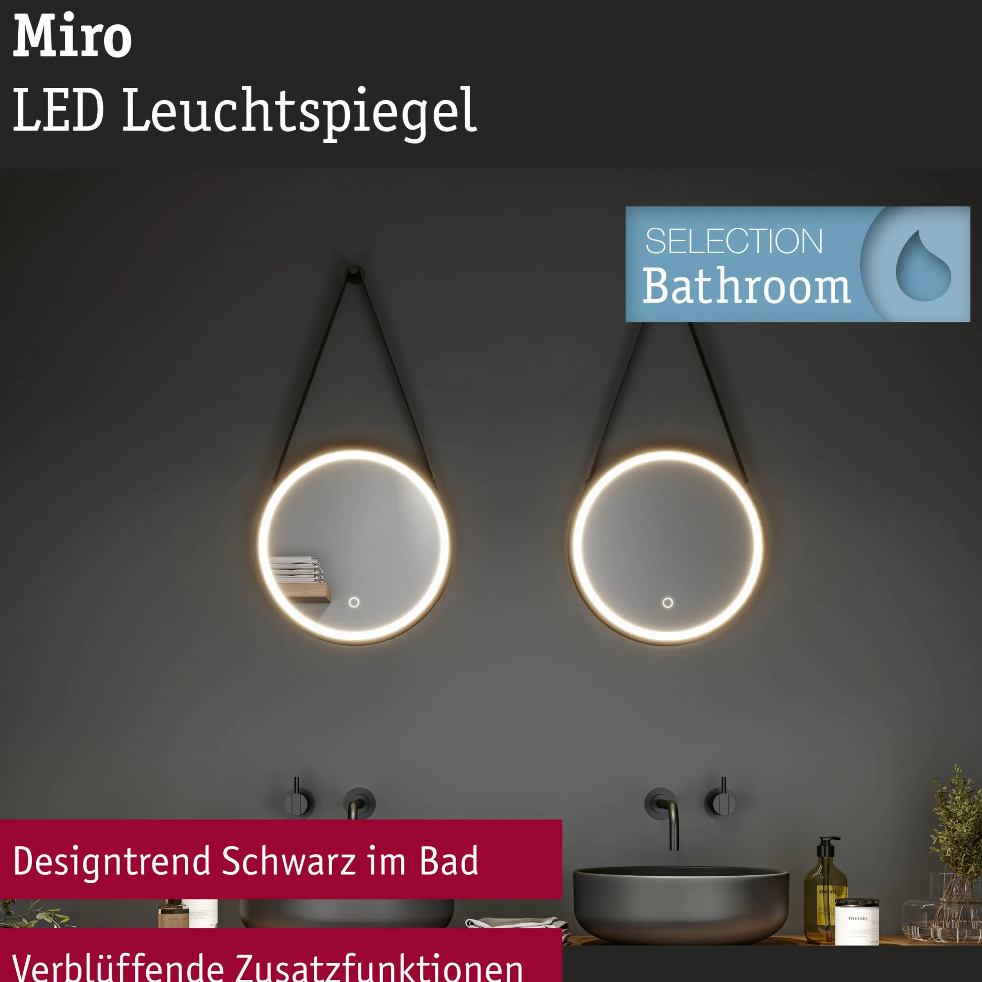 LED Leuchtspiegel - Miro