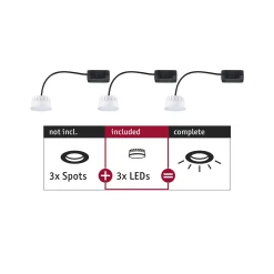 LED Modul Einbauleuchte - Choose 3er-Set
