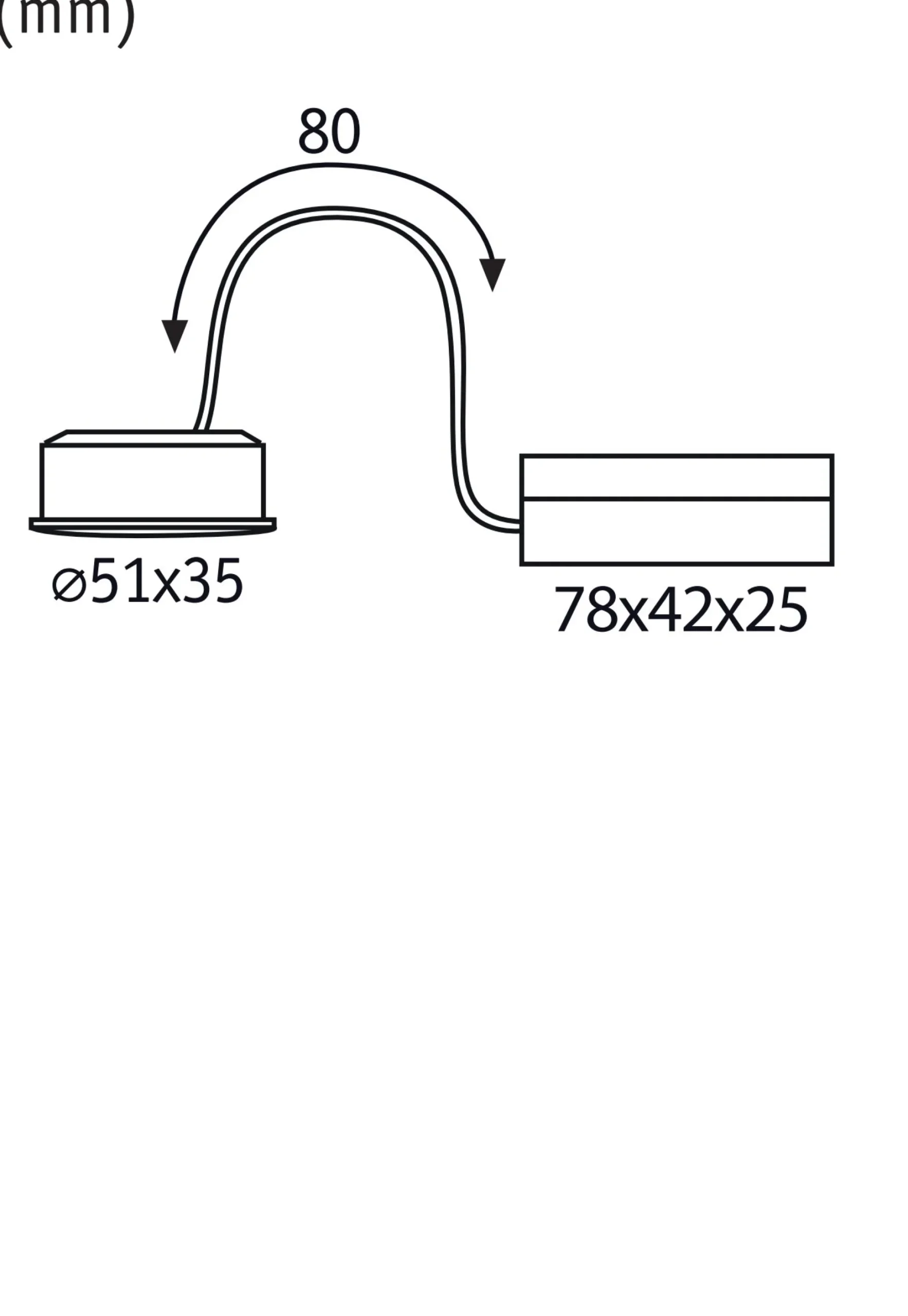 LED Modul Einbauleuchte - Choose 3er-Set White Switch
