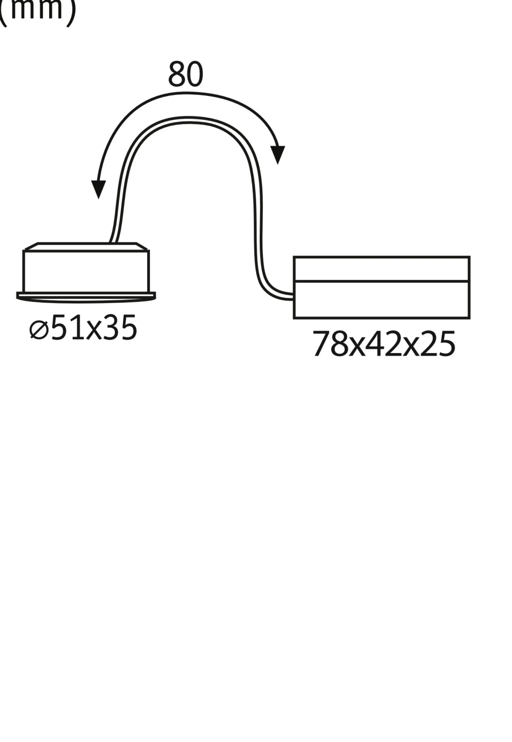 LED Modul Einbauleuchte - Choose 3er-Set White Switch