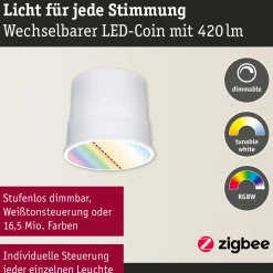 LED Modul Einbauleuchte Smart Home Zigbee 3.0 - Base 1er-Set