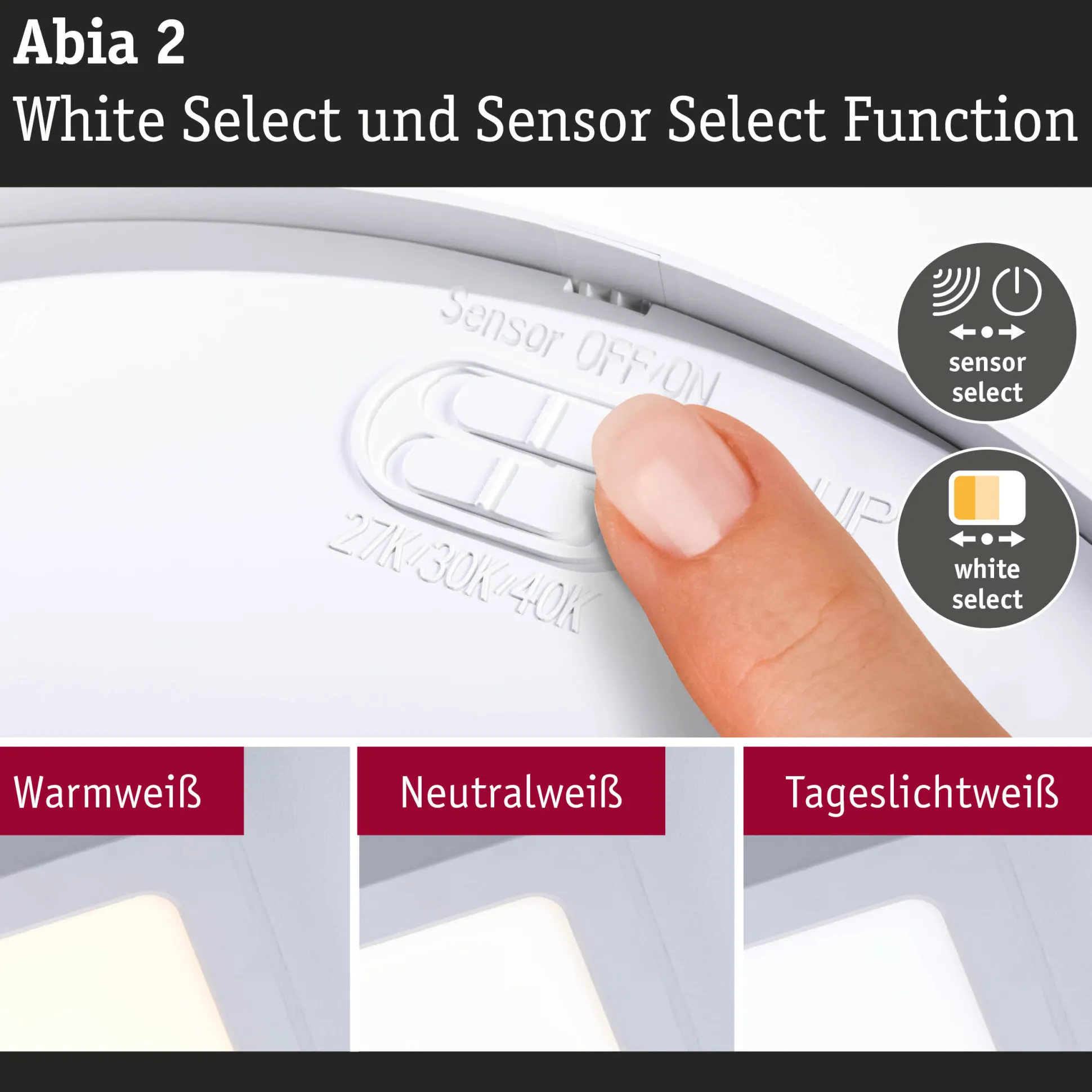 LED Panel - Abia 2 White Select