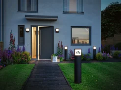 LED Pollerleuchte - Padea Dämmerungsgesteuerter Bewegungsmelder (IR) seewasserresistent