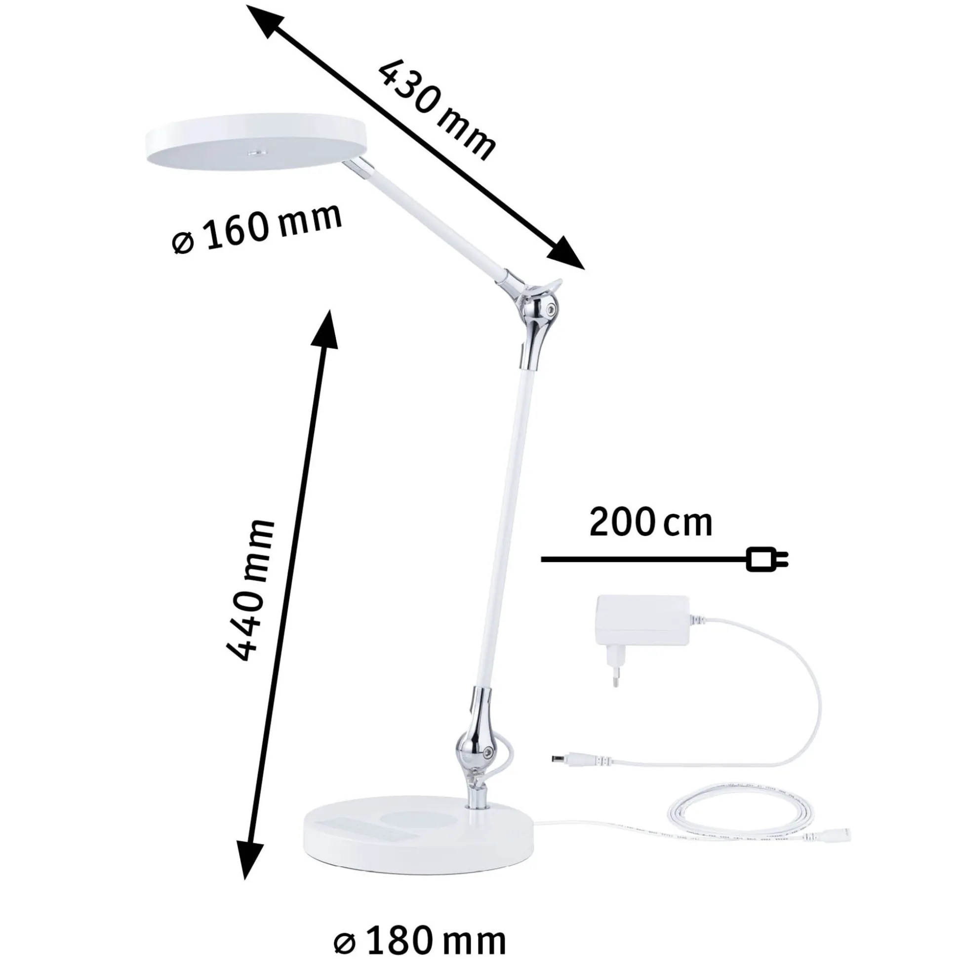 LED Schreibtischleuchte - Numis QI