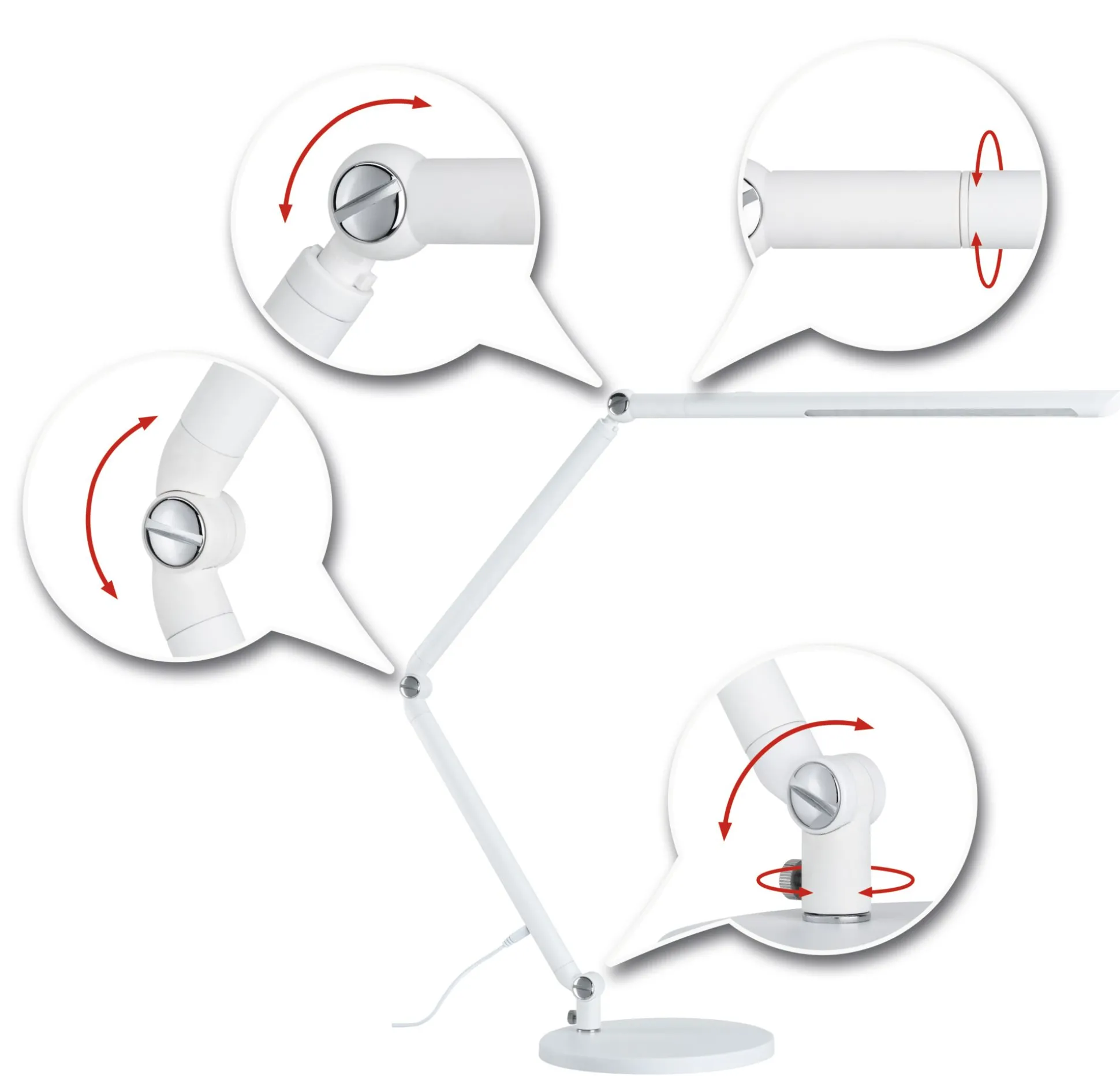 LED Schreibtischleuchte 3-Step-Dim - FlexBar