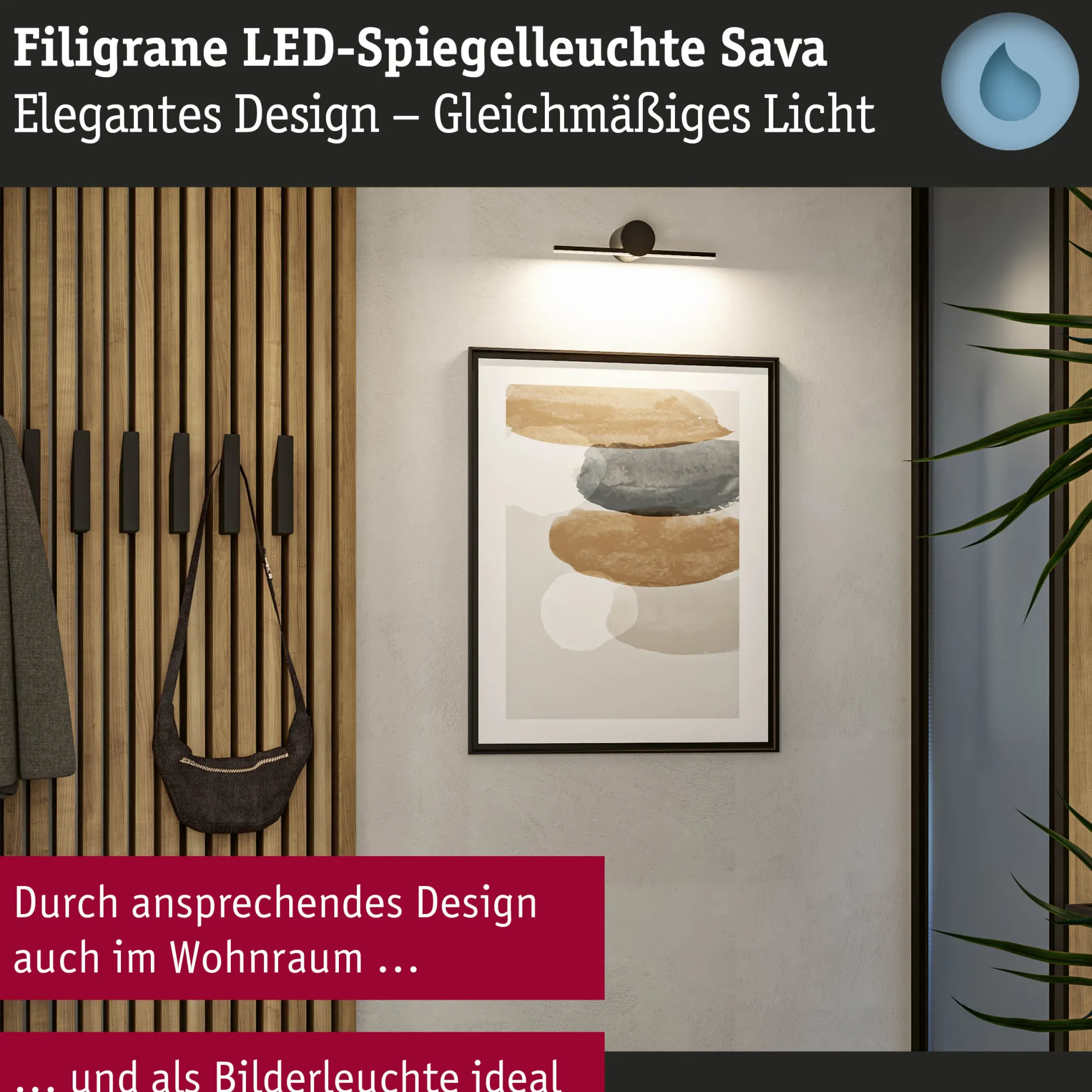 LED Spiegelleuchte - Sava