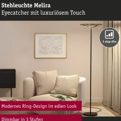 LED Stehleuchte 3-Step-Dim - Melira